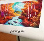 Printable glossy oil/polyester/cotton waterproof canvas for solvent,eco-solvent,pigment,dye,compatibility printing machi