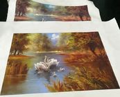 410gsm Waterproof Matte Digital Artist Plotter Use Poly Cotton Roll Inkjet Printable Canvas