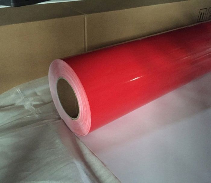 Brushed Color Cutting Vinyl Film Waterproof For Wide - Format Digital Printing